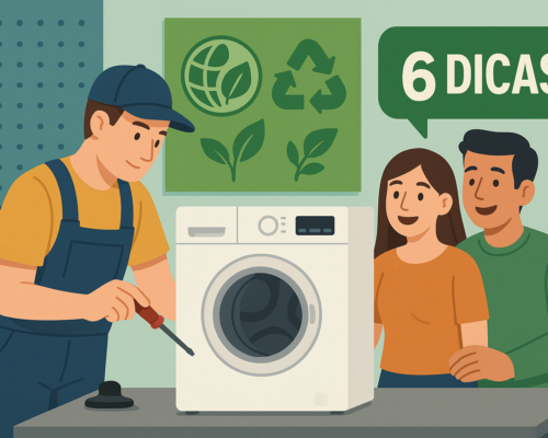 Consertar seu eletrodoméstico traz vários benefícios e contribui com a sustentabilidade! Tanto para o meio ambiente quanto para a sociedade, confira 6 dicas preciosas.