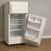 Porta da geladeira caiu? Descubra as causas e como resolver com segurança